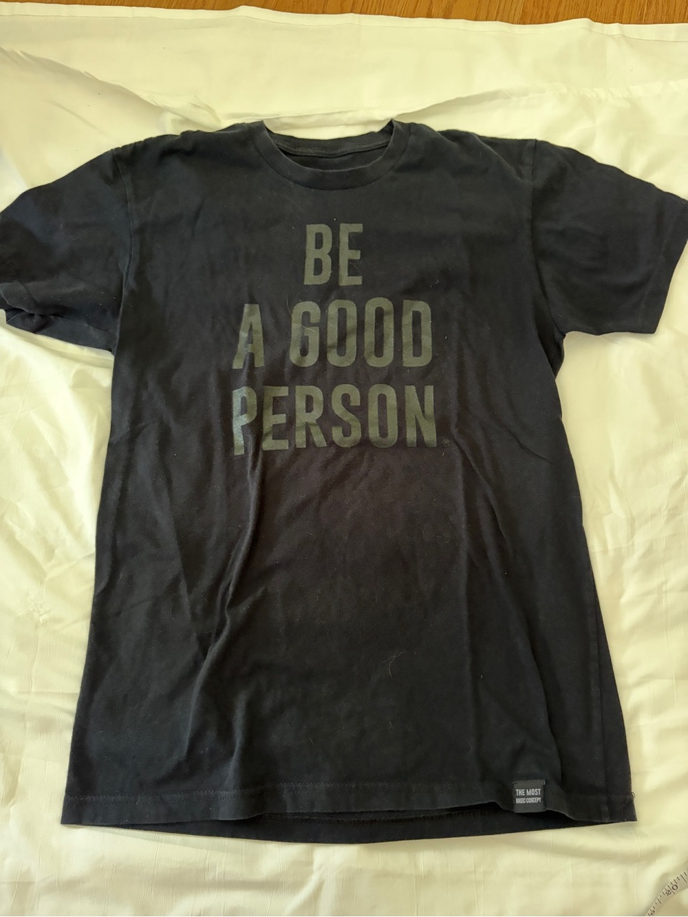 Be A Good Person Black Graphic Tee - Men's